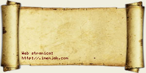 Jasmina Pandžić vizit kartica